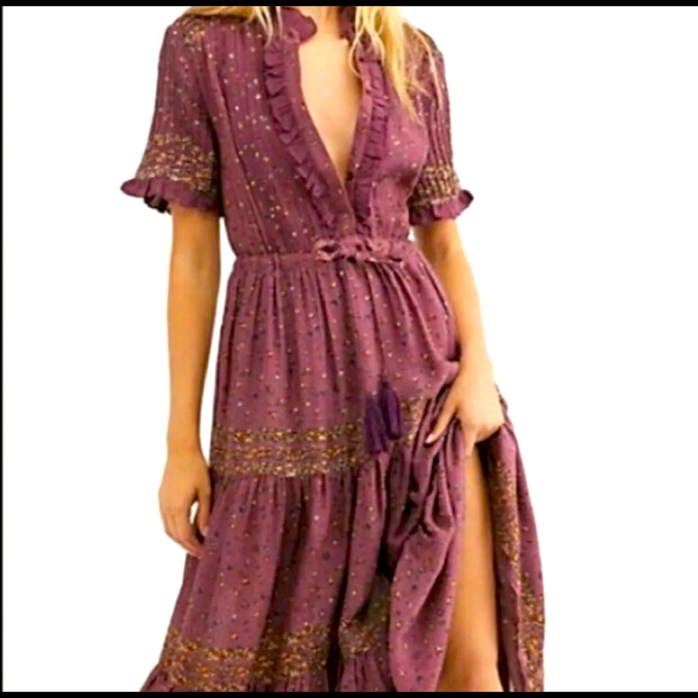 NWOT Free People Rare Feeling Maxi Dress S